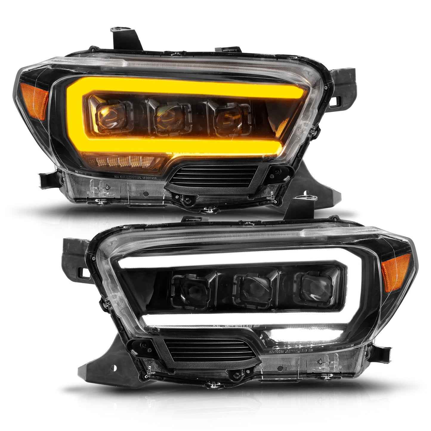 ANZO USA LED Projector Headlight for Toyota Tacoma 16-23 (111563)