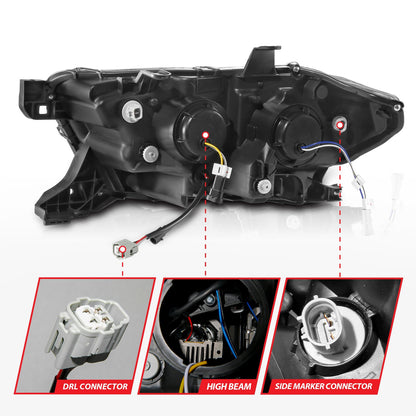 ANZO USA LED Projector Headlight for Toyota Tacoma 16-23 (111563)