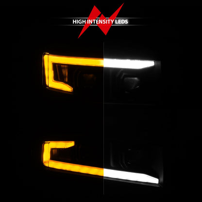 ANZO USA LED Projector Headlight for Chevrolet Silverado 1500/1500 LD/1500 LTD (111566-R)