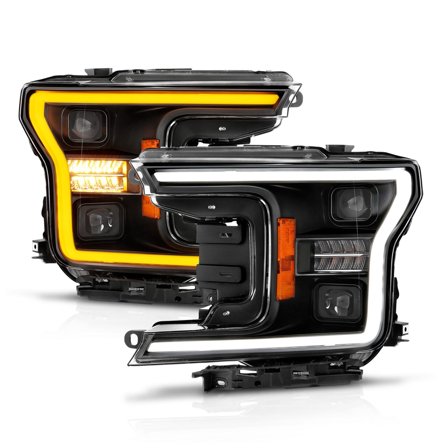 ANZO USA LED Projector Headlight for Ford F-150 18-20 (111570)
