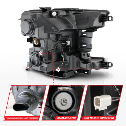ANZO USA LED Projector Headlight for Ford F-150 18-20 (111570)