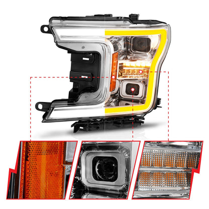 ANZO USA LED Projector Headlight for Ford F-150 18-20 (111571)