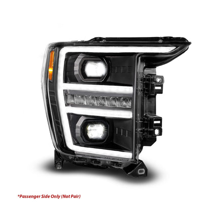 ANZO USA LED Projector Headlight w/Switchback+Sequential Black (Passenger Side Only) for 21-23 Ford F150 (111594-R)