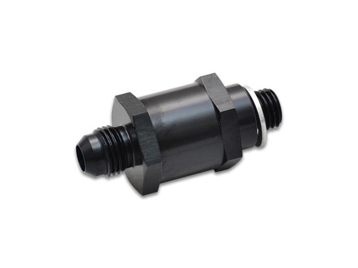 Vibrant Fuel Pump Check Valve -8AN Male Flare to 12x1.5