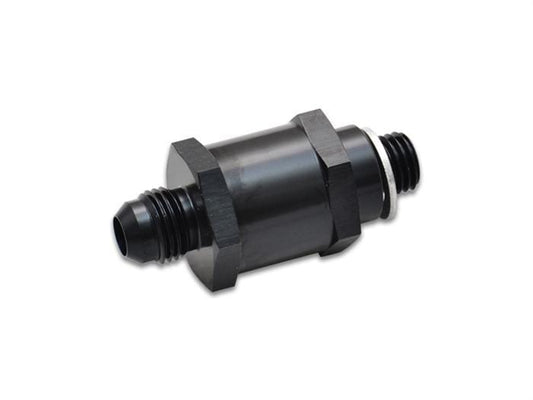 Vibrant Fuel Pump Check Valve -8AN Male Flare to 12x1.5