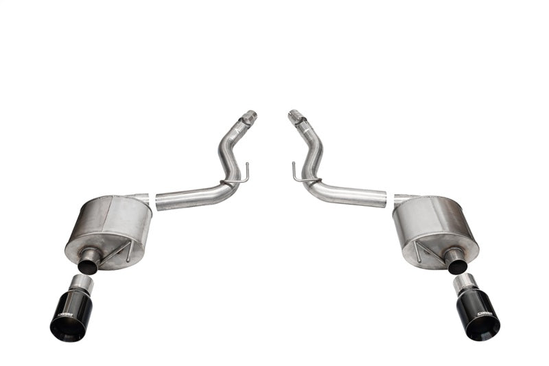 CORSA Sport, Touring / 3.0 in Axle-Back 4.5 in Straight Tips | 2024 Mustang GT Coupe (21253, 21257)