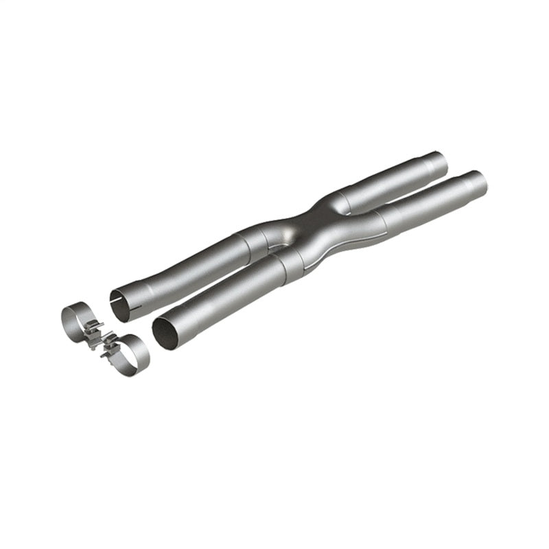 MBRP 2.5in Resonator Delete X-Pipe | Ford Mustang 15-23 / Mach-E 20-26 (S7213AL)