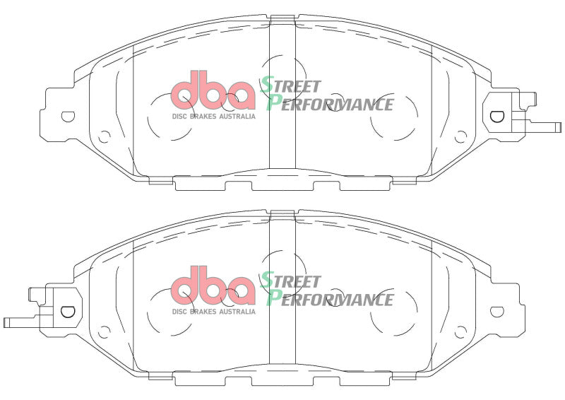 DBA Street Performance Front Brake Pads | Infiniti JX35 (13) (DB2378SP)