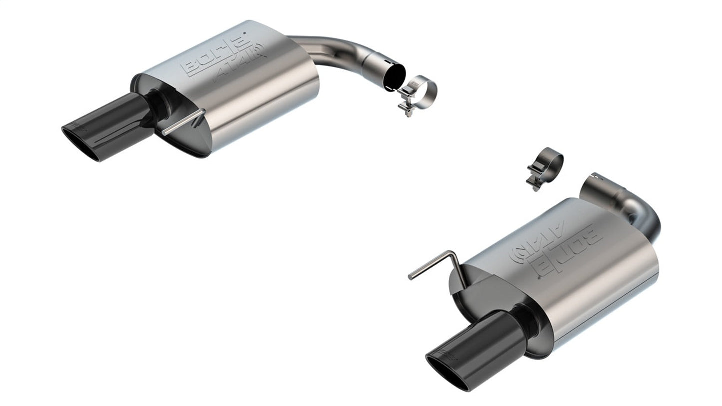 Borla 2.5in ATAK Axle-Back Exhaust | Ford Mustang GT (24) (11984BC)