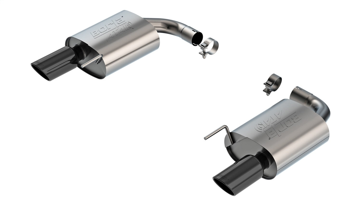 Borla 2.5in ATAK Axle-Back Exhaust | Ford Mustang GT (24) (11984BC)