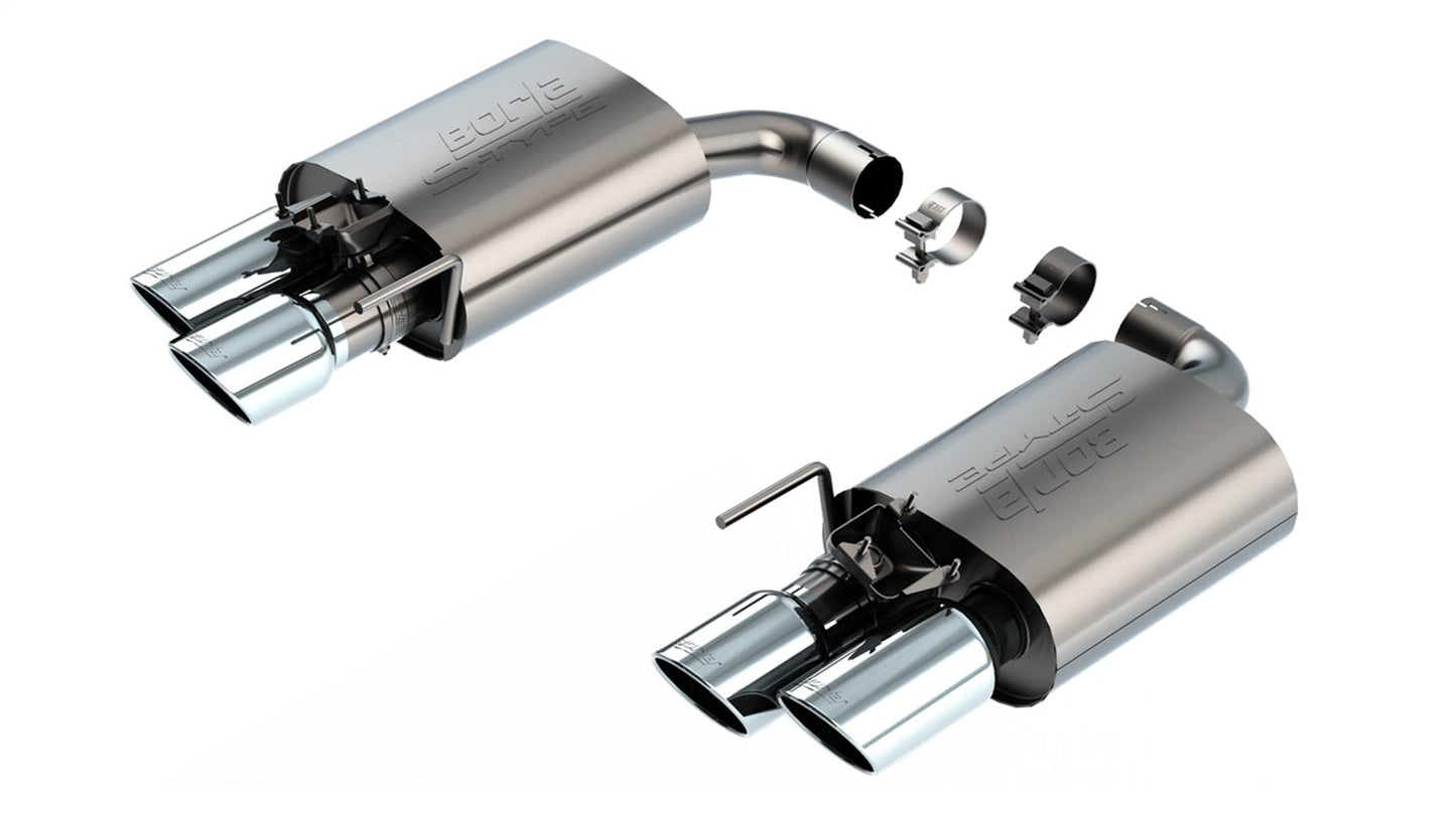 Borla 2.5in S-Type Axle-Back Exhaust | Ford Mustang GT 24 (24) (11985)