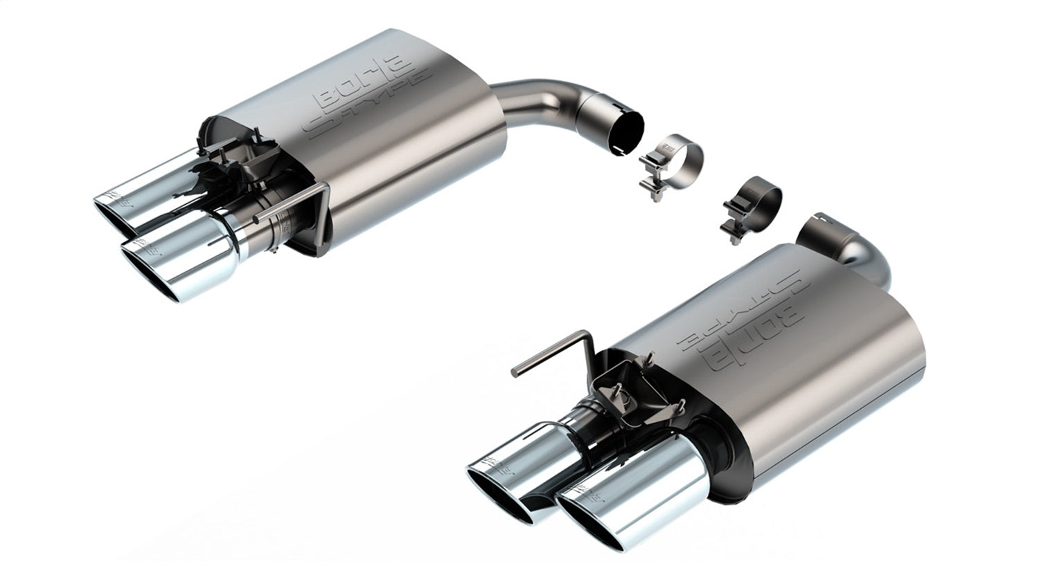 Borla 2.5in S-Type Axle-Back Exhaust | Ford Mustang GT 24 (24) (11985)