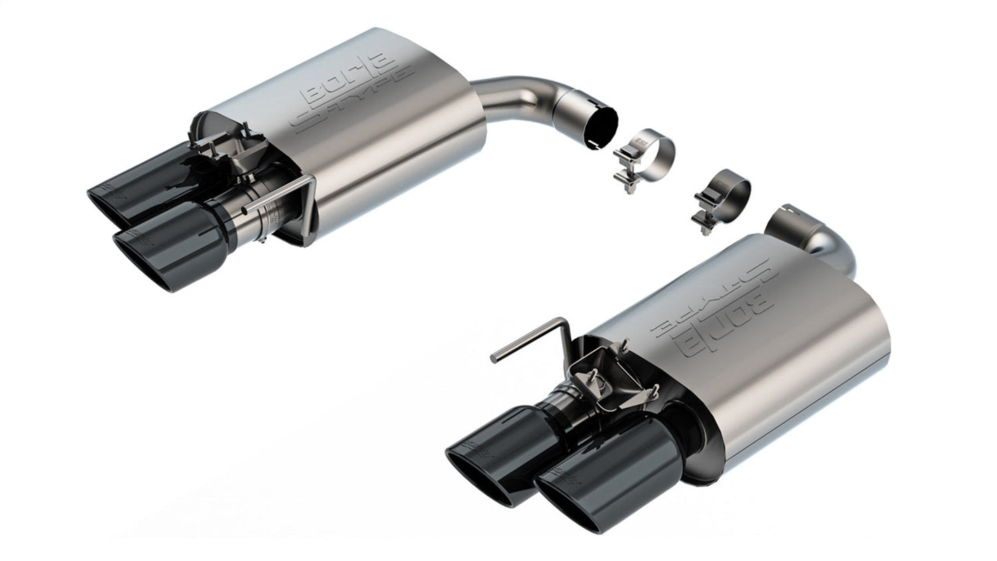Borla 2.5in S-Type Axle-Back Exhaust | Ford Mustang GT 24 (24) (11985BC)
