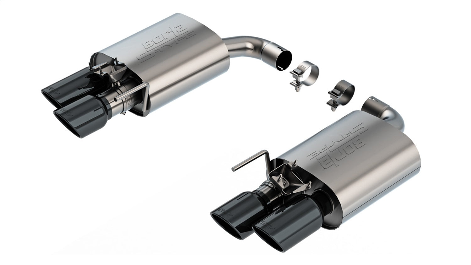 Borla 2.5in S-Type Axle-Back Exhaust | Ford Mustang GT 24 (24) (11985BC)