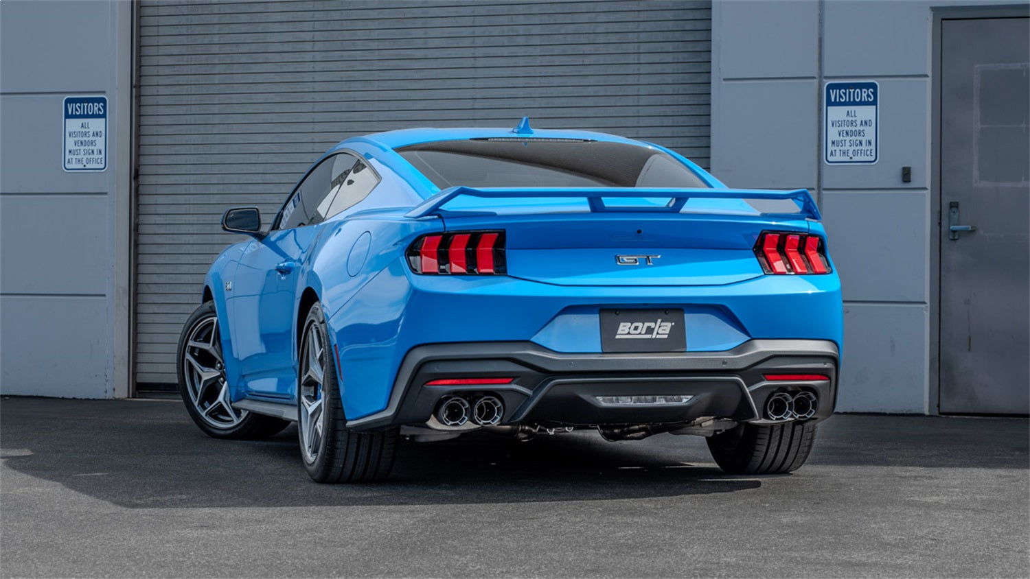 Borla 2.5in S-Type Axle-Back Exhaust | Ford Mustang GT 24 (24) (11985CFBA)