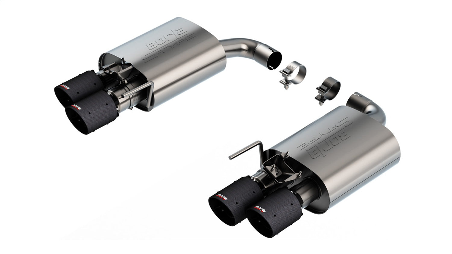 Borla 2.5in S-Type Axle-Back Exhaust | Ford Mustang GT 24 (24) (11985CFBA)