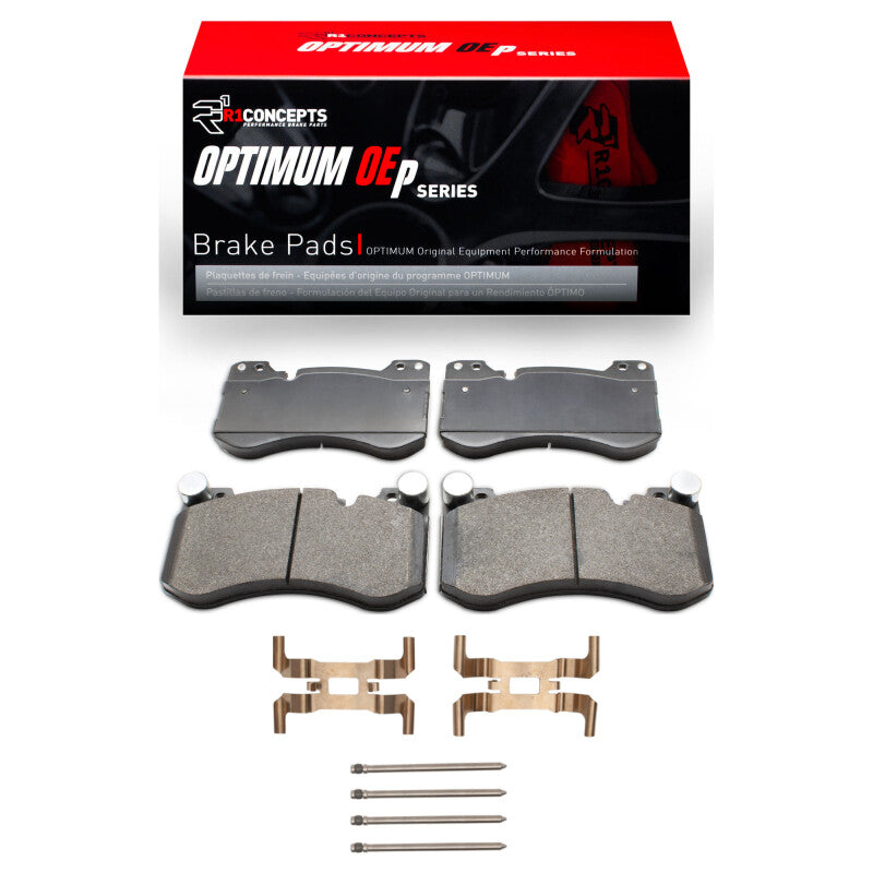 R1 Concepts Optimum OEp Front Brake Pads & Hardware Kit | BMW M2 (23-26) (2551-2478-01)