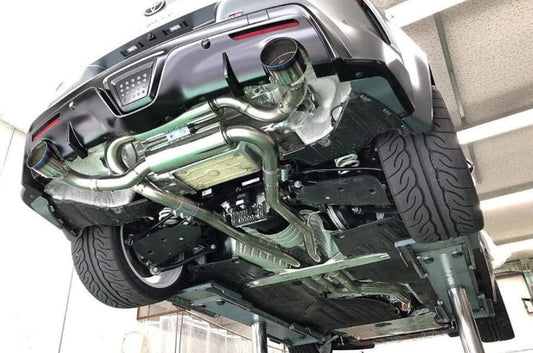 HKS Dual Muffler Exhaust - Toyota GR Supra A90 3.0 B58 without OPF 2020+