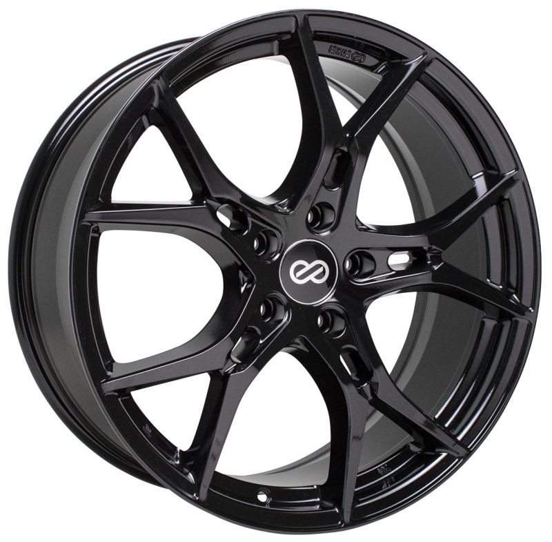 Enkei Vulcan Gloss Black | 18x8" +45mm | 5x112mm Wheel
