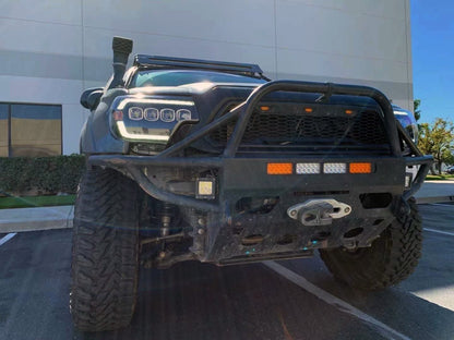 AlphaRex 12-15 Toyota Tacoma NOVA-Series LED Projector Headlights Alpha-Black