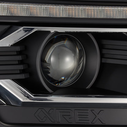 AlphaRex 12-15 Toyota Tacoma PRO-Series Halogen Projector Headlights Black