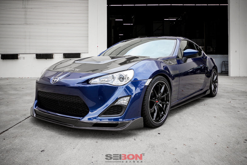 Seibon KC Style Carbon Front Lip | Subaru BRZ / Scion FR-S (12-16 / 12-21)