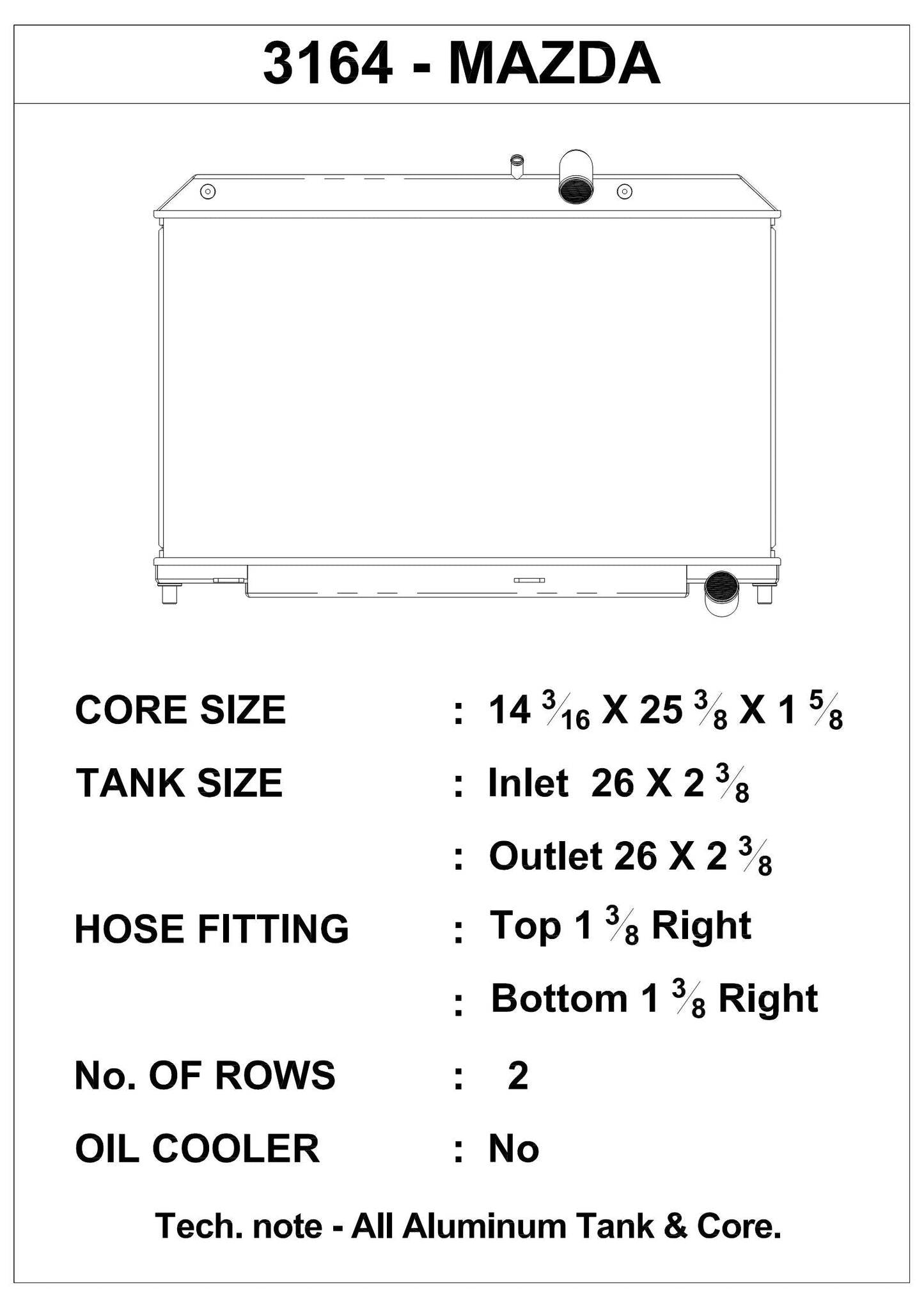 CSF Radiator | MAZDA RX-8 2004-2008