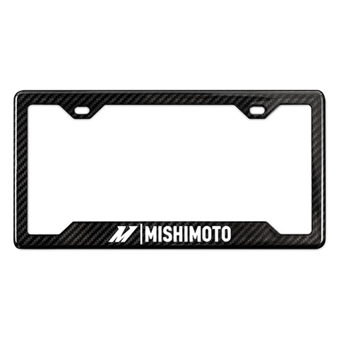 Mishimoto Carbon Fiber License Plate Frame - Matte-WheelFlip