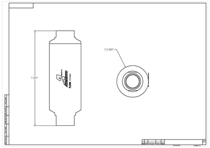 Aeromotive Fuel System 40M Pro Series AN-12 Stainless Filter - 12342