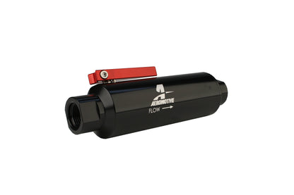 Aeromotive Fuel System ORB-10 Shutoff Valve Fuel Filter - 12331