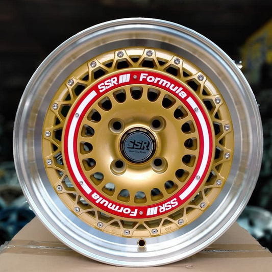 SSR Formula Aero Mesh 16x7 +32 4x100 Gold