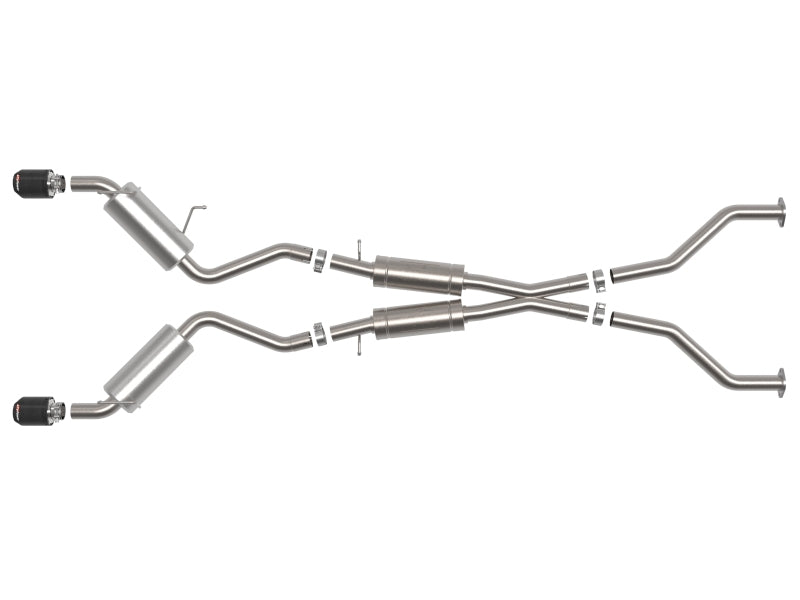 aFe Takeda Carbon Tip Cat-Back Exhaust System | Nissan 370Z (09-20) (49-36139-C)