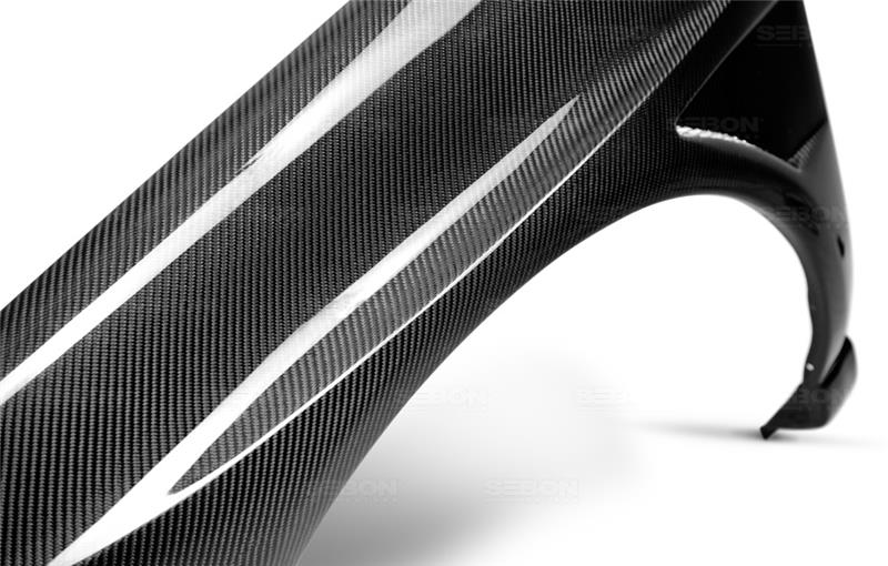 Seibon 10mm Wider Carbon Fiber Fenders | Subaru WRX / Impreza (89-93 / 00-07)