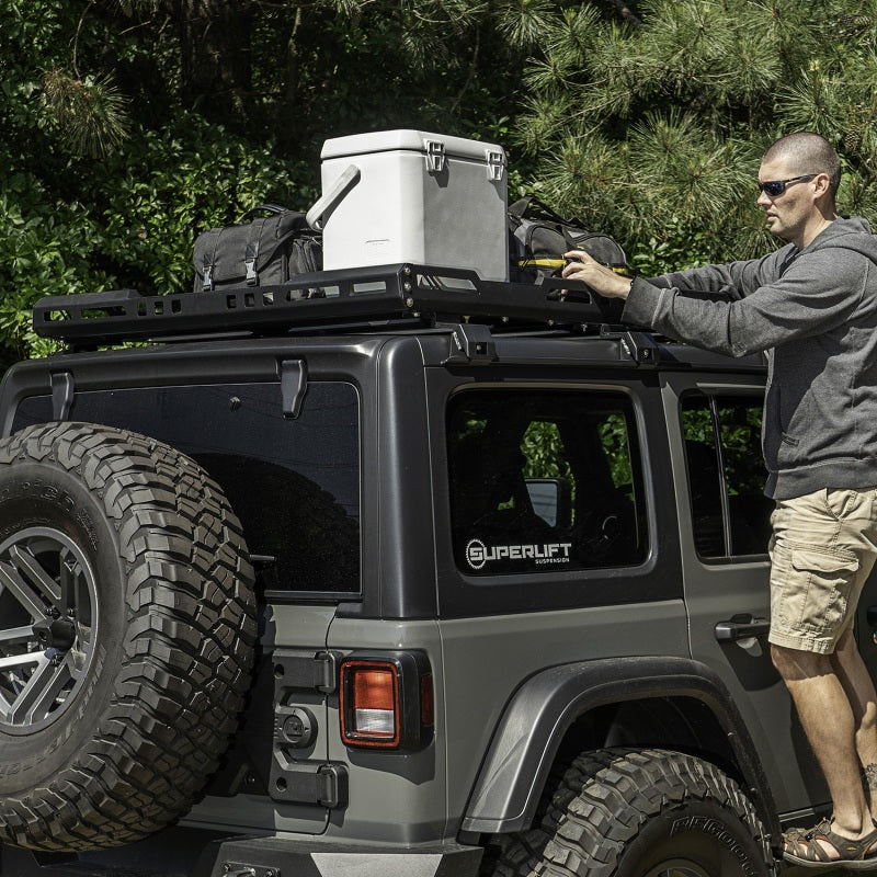 Rugged Ridge 11703.04 Black Front Tube Fender Flares for 18-26 Jeep JL/JT