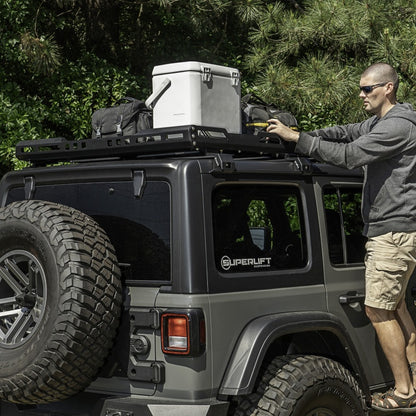 Rugged Ridge 11703.04 Black Front Tube Fender Flares for 18-26 Jeep JL/JT