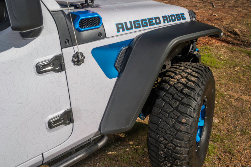 Rugged Ridge 11640.51 Max Terrain Fender Flare Set for 2018-2024 Jeep Wrangler