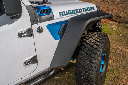 Rugged Ridge 11640.51 Max Terrain Fender Flare Set for 2018-2024 Jeep Wrangler