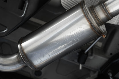 MBRP Armor Pro 5in OD CF Tips Dual Outlet 3in Cat Back Exhaust | Hyundai Elantra N (22-23) (S47103CF)