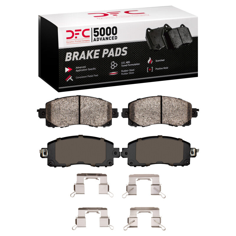 DFC 17-25 Forester Front 5000 Ceramic Brake Pads & Hardware Kit (1551-2045-01)