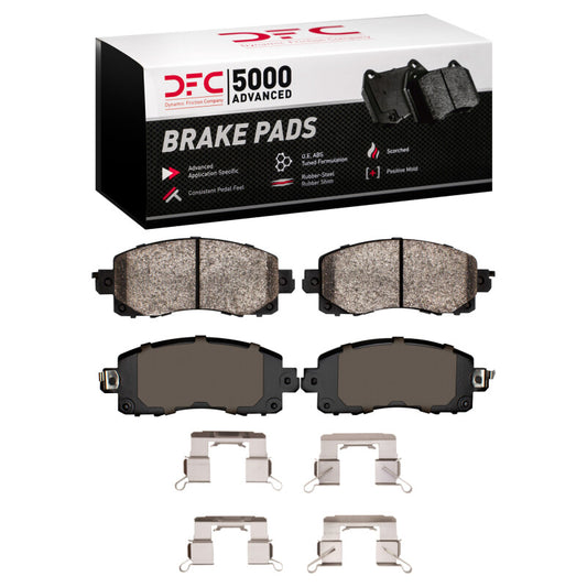 DFC 17-25 Forester Front 5000 Ceramic Brake Pads & Hardware Kit (1551-2045-01)