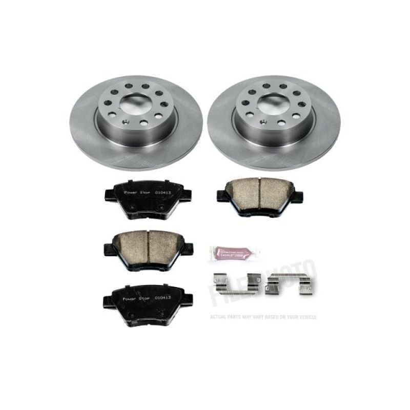 Power Stop Rear Autospecialty Brake Kit | Multiple Volkswagen Fitments (KOE5667)