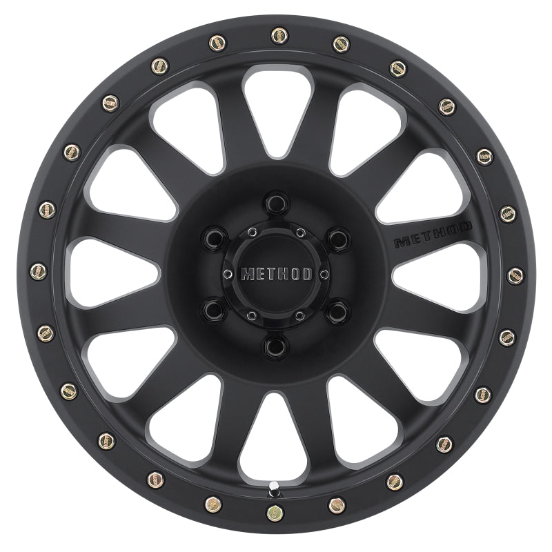 Method MR304 Double Standard Matte Black | 17x8.5" +0mm | 6x5.5mm Wheel