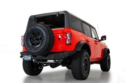 Addictive Desert Designs 2021+ Ford Bronco Rock Fighter Rear Bumper - Hammer Black