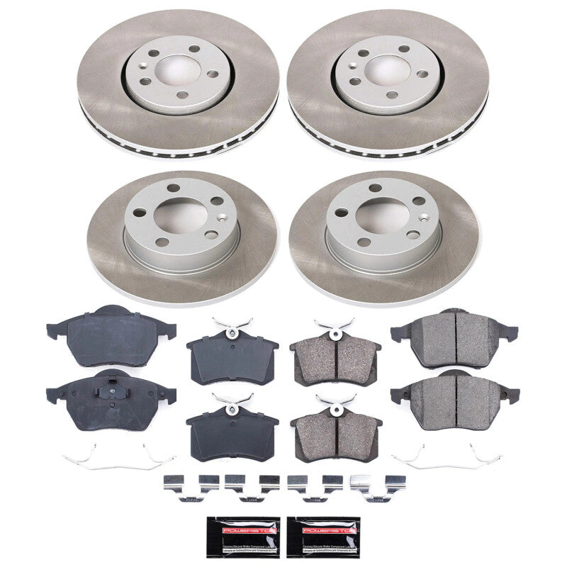 PowerStop Rotor Kit | 1999 Volkswagen Golf (SC5404)
