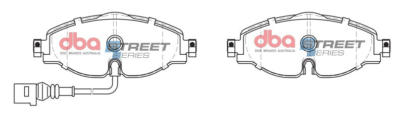 DBA Street Series 340mm Front Brake Pads | Volkswagen GTI Mk7 (14-17) (DB2383SS)