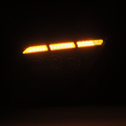 AlphaRex 13-14 Ford Mustang MK II NOVA-Series LED Projector Headlights Alpha-Black