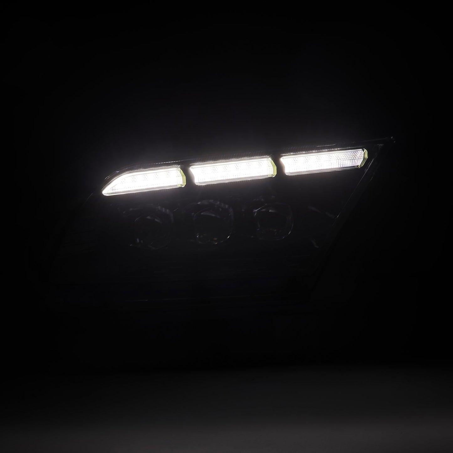 AlphaRex 13-14 Ford Mustang MK II NOVA-Series LED Projector Headlights Alpha-Black