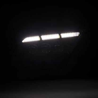 AlphaRex 13-14 Ford Mustang MK II NOVA-Series LED Projector Headlights Alpha-Black