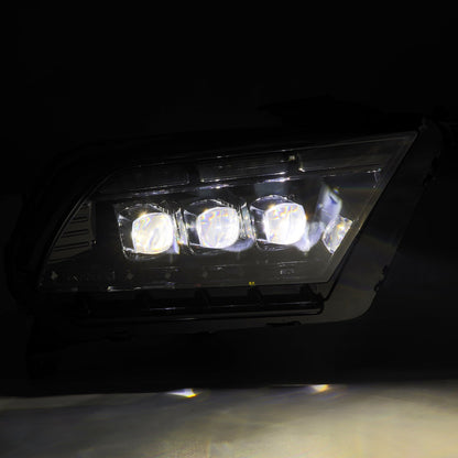 AlphaRex 13-14 Ford Mustang MK II NOVA-Series LED Projector Headlights Alpha-Black