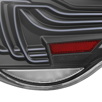 AlphaRex 17-20 Toyota GT86/13-20 Subaru BRZ/ 17-20 Scion FRS LUXX-Series LED Tail Lights Black